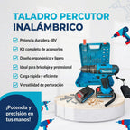 ⏰ OFERTA LIMITADA: TALADRO MAKITA 48V Con Percutor y Accesorios 🛒 ¡30% OFF + ENVÍO GRATIS!⭐