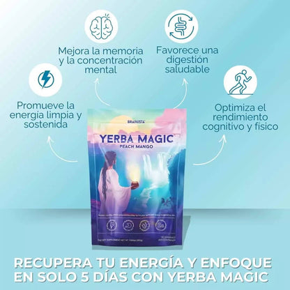 🍑Yerba Magic “BRAINISTA”  ¡No esperes más! Empieza hoy a sentir la diferencia!🔥