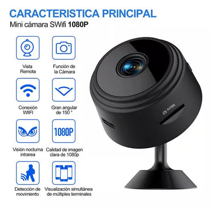 Mini Cámara Espía A9 [🔒Espía de Confianza] 🔥hasta 45% de descuento🔥