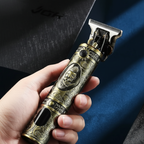 Patillera Profesional Vintage T-Blade con Pantalla LCD – Precisión de Barbería en tus Manos