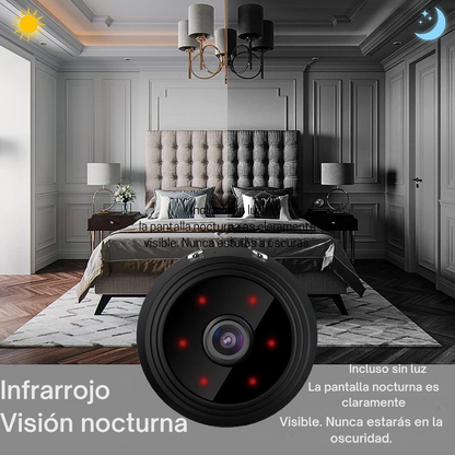 Mini Cámara Espía A9 [🔒Espía de Confianza] 🔥hasta 45% de descuento🔥