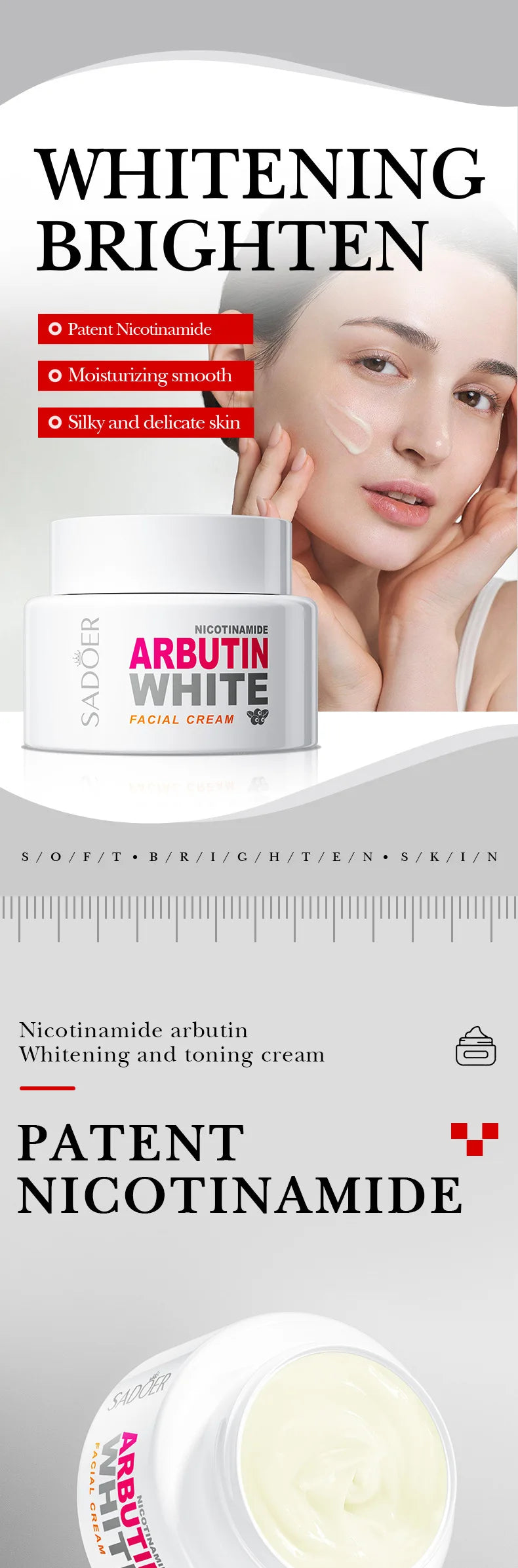 🔥 OFERTA EXCLUSIVA POR TIEMPO LIMITADO 🔥 Compra 1 y LLévate 3 unidades ARBUTIN WHITE Crema Aclarante 🎁 + ELIXIR Anti-Edad GRATIS